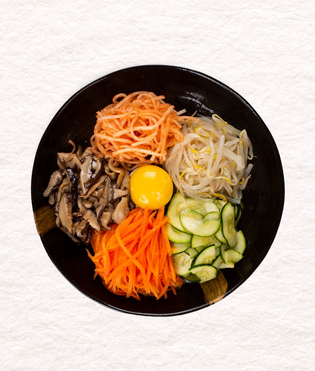 Bibim Namul (Seasoned Vegetables) 비빔나물 - Kmeals 