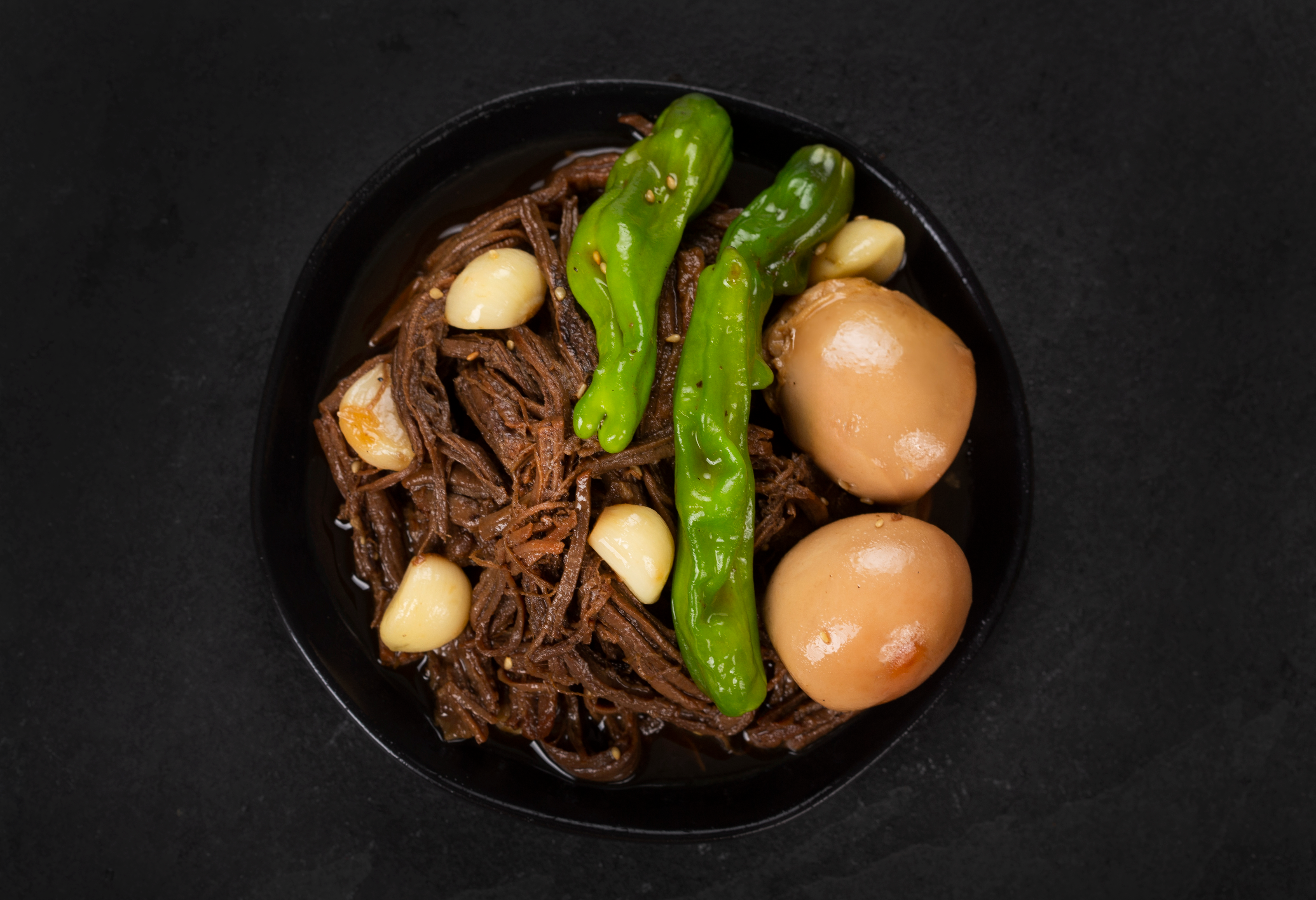 소고기 알 장조림 Braised Soy Beef & Whole Eggs (Jangjorim)