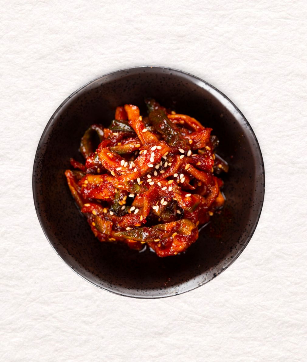 Mumallaengi (Seasoned Dried Radish Strips) 무말랭이 - Kmeals