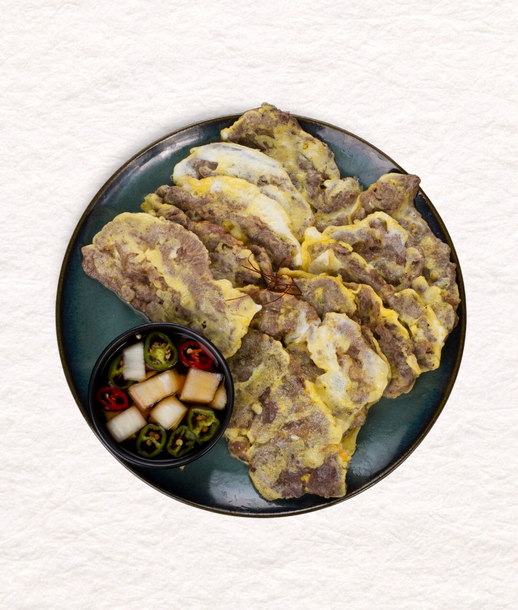 Yukjeon (Pan-fried Battered Beef) 육전 - Kmeals